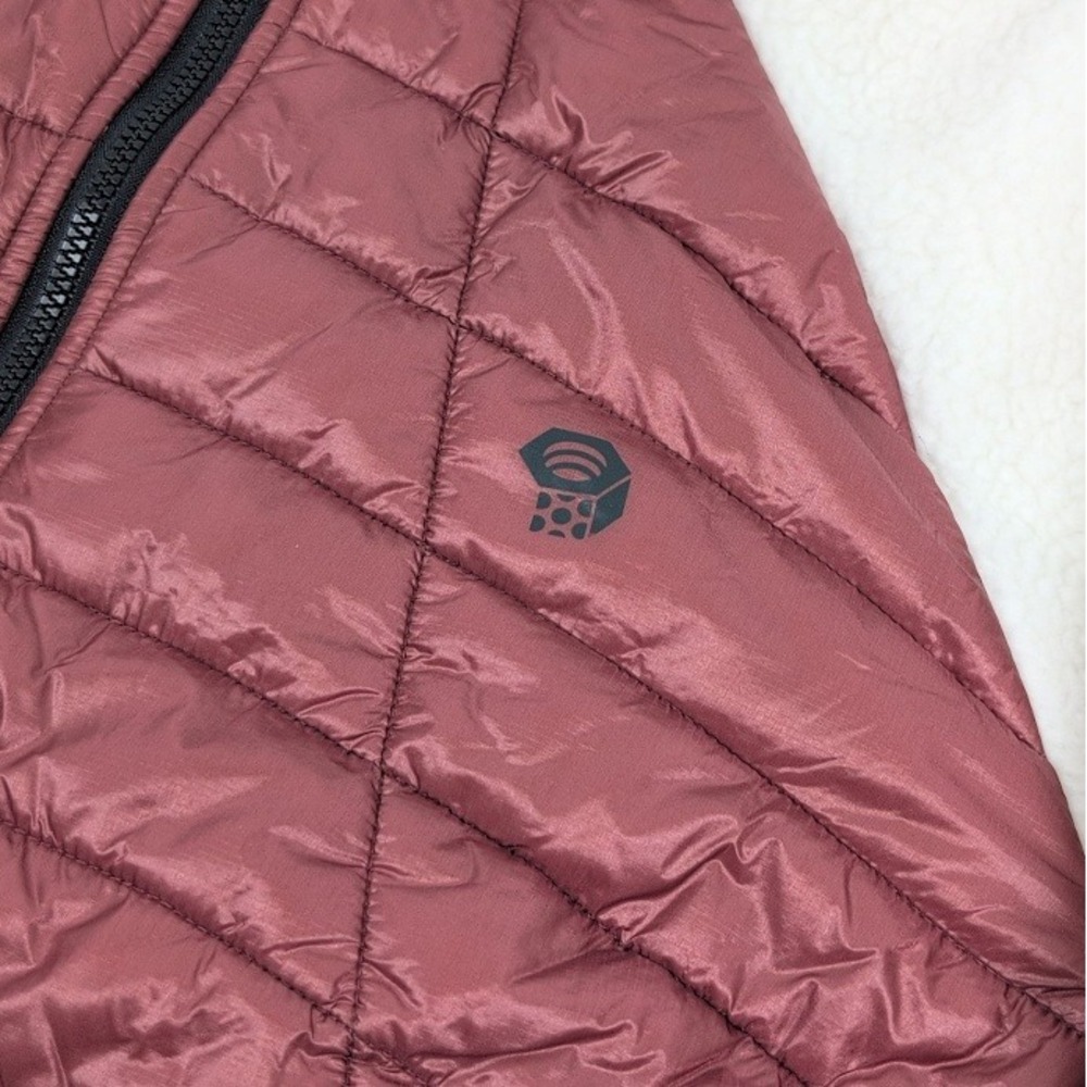 Mountain Hardwear Altius Hybrid 1/2 Zip Pullover Womens Medium Sherpa Puffer - Picture 8 of 13